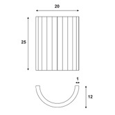 Zander Lighting Shelby Plaster Wall Light