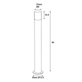 Zander Lighting Fremont Aluminium Exterior Bollard Light