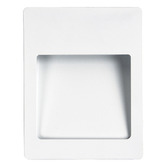 Zander Lighting Kekoo White Metal 6W Tri-colour LED Recessed Wall Light