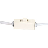 Zander Lighting Kekoo White Metal 6W Tri-colour LED Recessed Wall Light