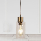 Zander Lighting Fargo Glass Pendant Light