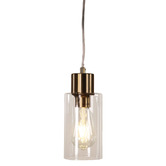 Zander Lighting Fargo Glass Pendant Light