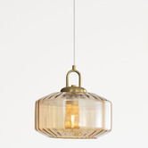 Zander Lighting Loraine Glass Pendant Light