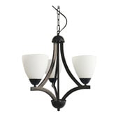 Zander Lighting Orford Opal Glass 3-Light Pendant