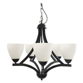 Zander Lighting Orford Opal Glass 5-Light Pendant