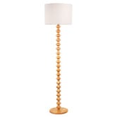 Zander Lighting Easton Rubberwood Floor Lamp