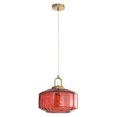 Zander Lighting Loraine Glass Pendant Light