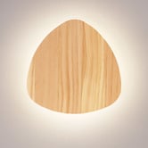 Zander Lighting Raleigh Ash Wood Tri-Colour LED Wall Light