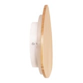 Zander Lighting Raleigh Ash Wood Tri-Colour LED Wall Light
