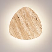 Zander Lighting Raleigh Travertine Tri-Colour LED Wall Light