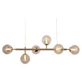 Zander Lighting Astoria Glass 6-Light Pendant