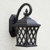 Zander Lighting Salvius Steel Outdoor Wall Light