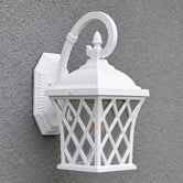Zander Lighting Salvius Steel Outdoor Wall Light