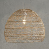 Zander Lighting Amantea Mette Rattan Pendant Light