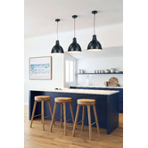 Zander Lighting Yelena Industrial Steel Pendant Light