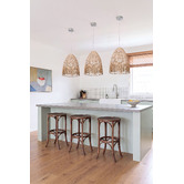 Zander Lighting Tanah Rattan Pendant Light