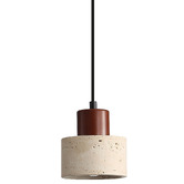 Zander Lighting Cheltenham 12cm Travertine Pendant Light