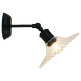 Zander Lighting Chesford Glass Adjustable Armed Wall Light