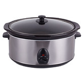 Heller 6L Maxim Stainless Steel Slow Cooker
