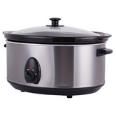 Heller 6L Maxim Stainless Steel Slow Cooker