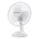 Heller Heller 20W White Oscillating Desk Fan