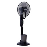 Heller Heller 75W Black Oscillating Misting Pedestal Fan with Remote Control