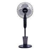 Heller Heller 75W Black Oscillating Misting Pedestal Fan with Remote Control