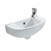 RAK Bathware Compact Slim Wall Mounted Ceramic Basin