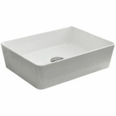 RAK Bathware 50cm Rak Moon Rectangular Above Counter Ceramic Basin