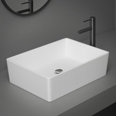 RAK Bathware 50cm Rak Moon Rectangular Above Counter Ceramic Basin