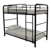 TubeCo Black Emerald Steel Bunk Bed