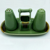 Bouquet House 4 Piece Cleadon Porcelain Salt &amp; Pepper Shaker Set