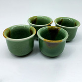 Bouquet House Altan Celadon Ceramic 80ml Teacups