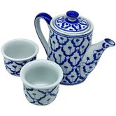 Bouquet House 3 Piece Benjamin Tea Set