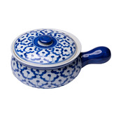 Bouquet House Blue Paulino Ceramic Serving Bowl