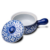 Bouquet House Blue Paulino Ceramic Serving Bowl
