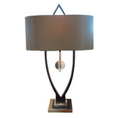 Bellezza Lighting Fishia Linen Table Lamp