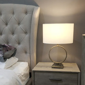Bellezza Lighting 58.5cm Rony Ring Table Lamp