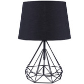 Bellezza Lighting 46cm Dymen Industrial Metal Table Lamp