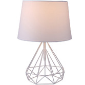Bellezza Lighting 46cm Dymen Industrial Metal Table Lamp