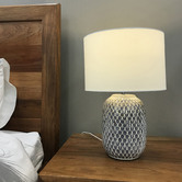 Bellezza Lighting 45cm Jessi Ceramic Table Lamp