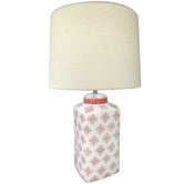 Bellezza Lighting Millie Pink Ceramic Table Lamp