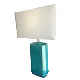 Bellezza Lighting Roger Turquoise Ceramic Table Lamp