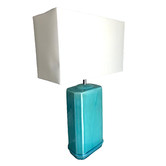 Bellezza Lighting Roger Turquoise Ceramic Table Lamp