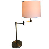 Bellezza Lighting Marseille Metal Swing Arm Table Lamp
