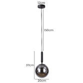 Bellezza Lighting Frankfurt Pendant Light