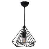 Bellezza Lighting Black Dymens Metal Pendant Light
