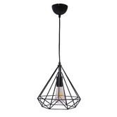 Bellezza Lighting Black Dymens Metal Pendant Light