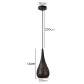 Bellezza Lighting Oxford Iron Pendant Light