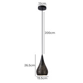 Bellezza Lighting Oxford Iron Pendant Light